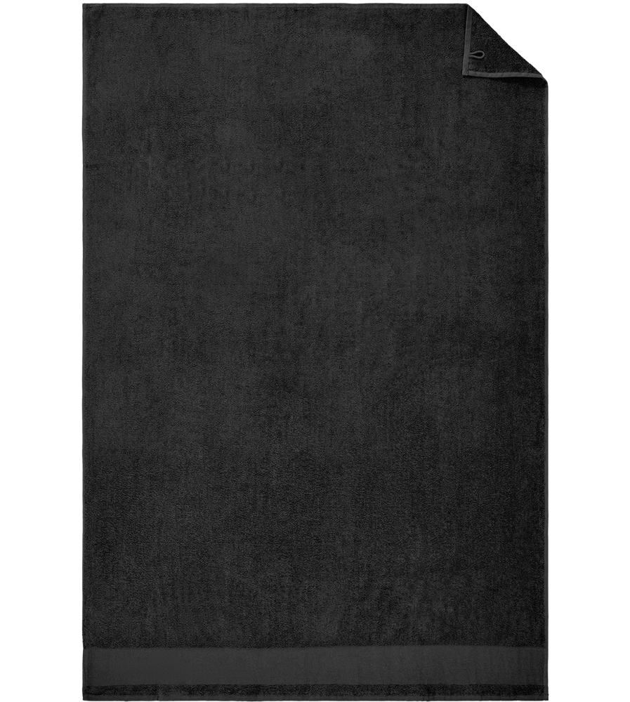 Cotton Bath Towel_BLACK_front