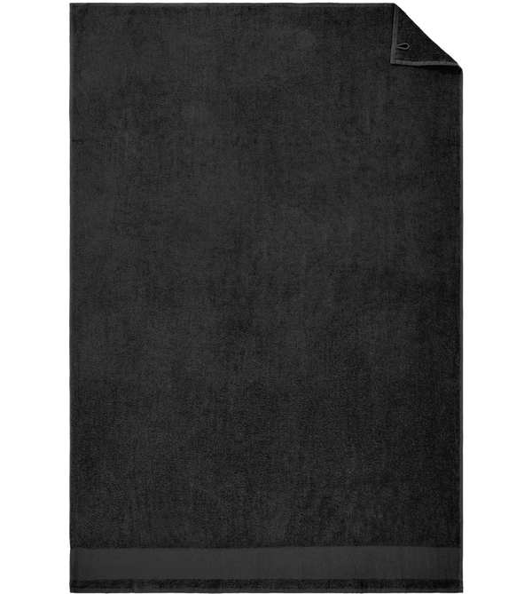 Cotton Bath Towel_BLACK_front