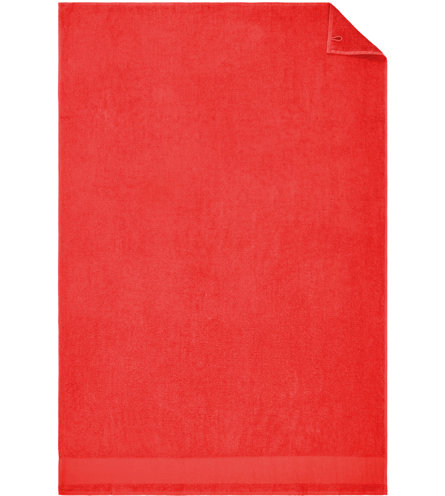 Cotton Bath Towel_RED_front