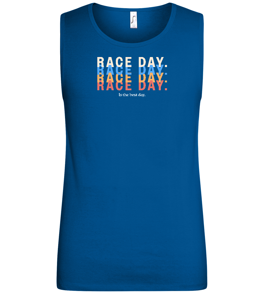 Best Day of the Week Design - Basic men's tank top_ROYAL_front