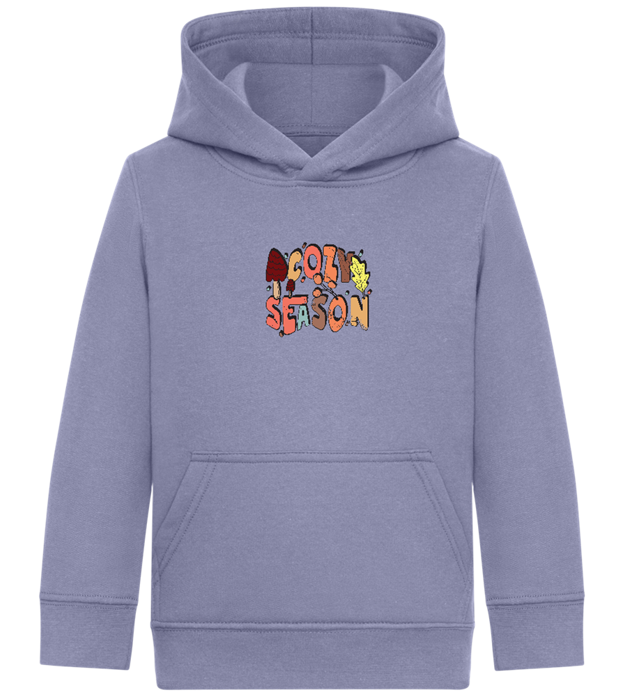 Cozy Season Design - Comfort Kids Hoodie_BLUE_front