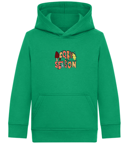 Cozy Season Design - Comfort Kids Hoodie_MEADOW GREEN_front