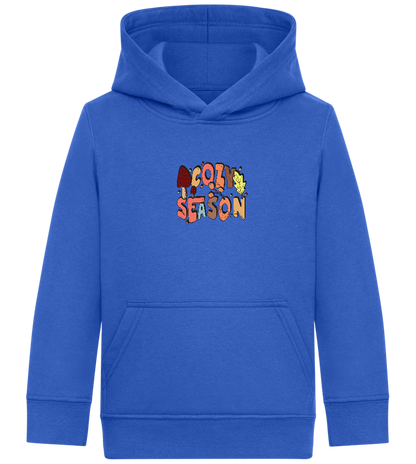 Cozy Season Design - Comfort Kids Hoodie_ROYAL_front