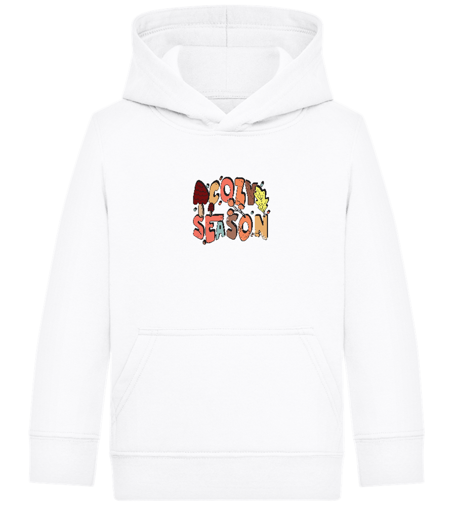 Cozy Season Design - Comfort Kids Hoodie_WHITE_front