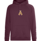 Two Beer Bottles Design - Comfort unisex hoodie_BORDEAUX_front