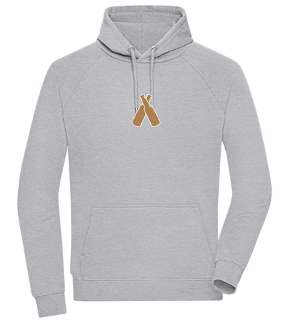 Two Beer Bottles Design - Comfort unisex hoodie_ORION GREY II_front