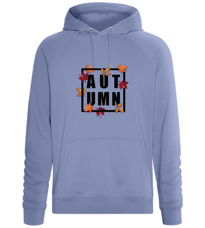 Autumn Square Design - Comfort unisex hoodie_BLUE_front