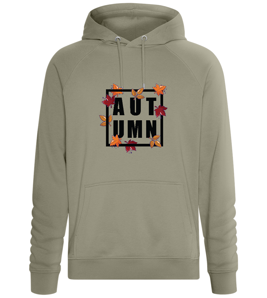 Autumn Square Design - Comfort unisex hoodie_KHAKI_front