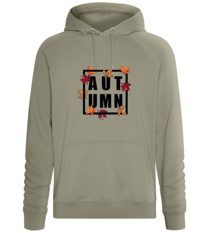 Autumn Square Design - Comfort unisex hoodie_KHAKI_front