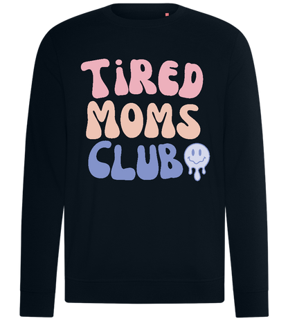 Tired Moms Club Design - Comfort unisex sweater_BLACK_front