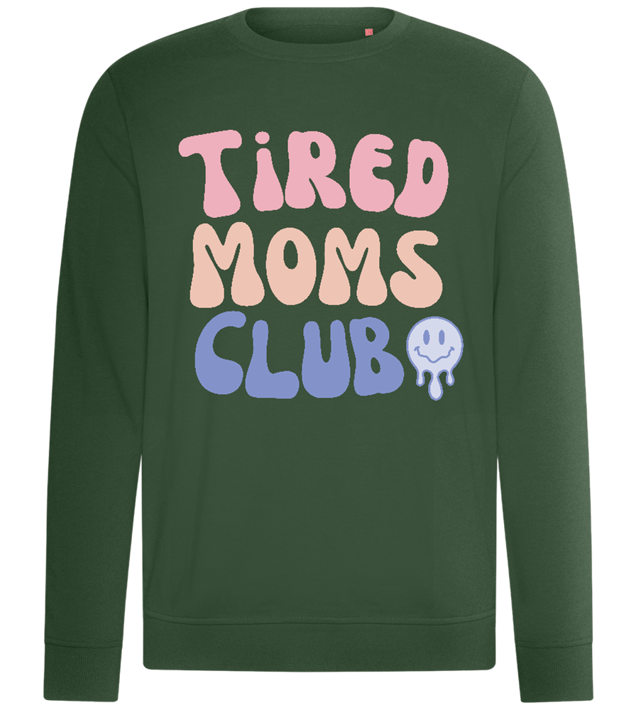 Tired Moms Club Design - Comfort unisex sweater_GREEN BOTTLE_front