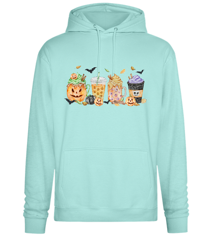 Halloween Drinks Design - Premium Essential Unisex Hoodie_ARCTIC BLUE_front