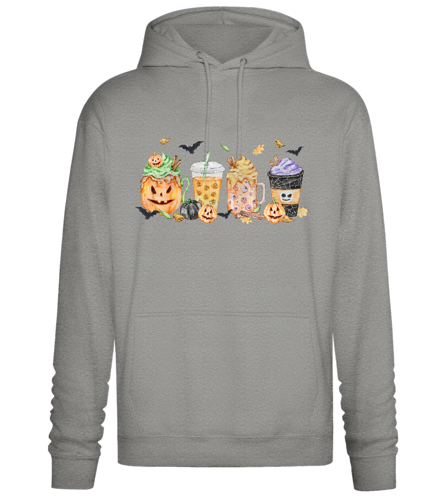 Halloween Drinks Design - Premium Essential Unisex Hoodie_ORION GREY II_front