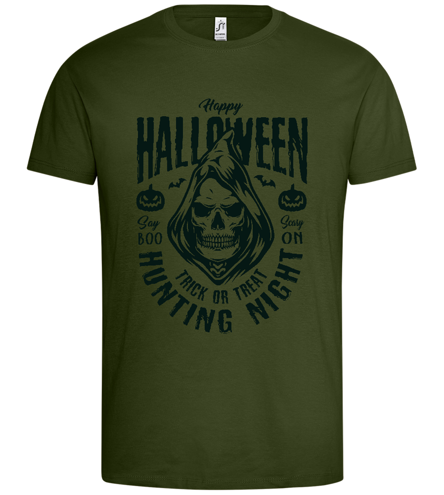 Hunting Night Design - Premium men's t-shirt_ARMY_front