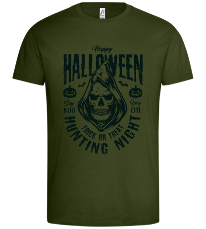 Hunting Night Design - Premium men's t-shirt_ARMY_front