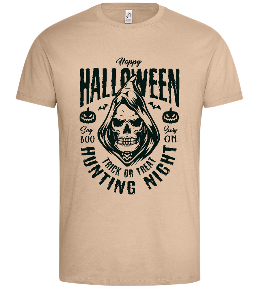 Hunting Night Design - Premium men's t-shirt_SAND_front