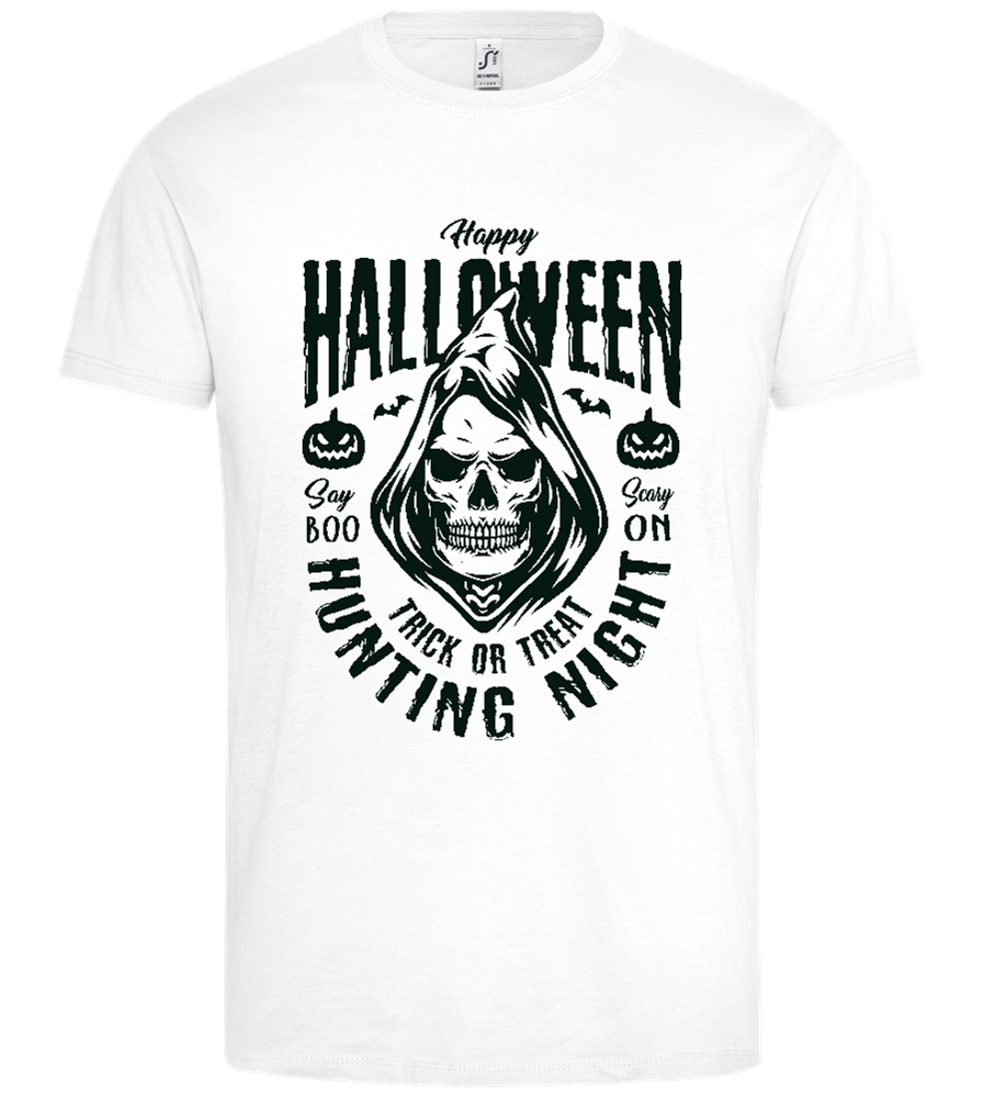 Hunting Night Design - Premium men's t-shirt_WHITE_front