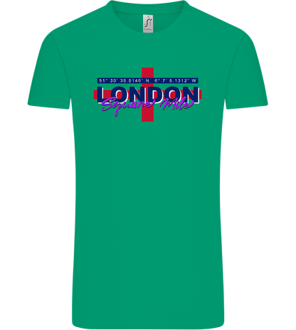 Square Mile Design - Comfort Unisex T-Shirt_SPRING GREEN_front