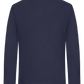 Im With the Band Design - Premium kids long sleeve t-shirt_FRENCH NAVY_back