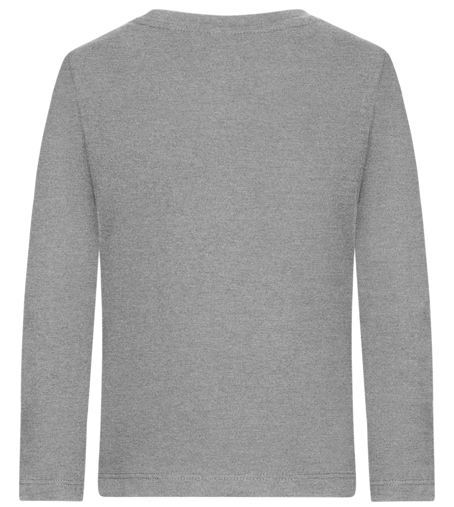 Im With the Band Design - Premium kids long sleeve t-shirt_ORION GREY_back