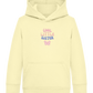 Cool Little Sister Butterfly Design - Comfort Kids Hoodie_AMARELO CLARO_front