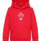 Cool Little Sister Butterfly Design - Comfort Kids Hoodie_BRIGHT RED_front