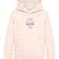 Cool Little Sister Butterfly Design - Comfort Kids Hoodie_LIGHT PEACH ROSE_front