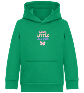 Cool Little Sister Butterfly Design - Comfort Kids Hoodie