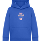 Cool Little Sister Butterfly Design - Comfort Kids Hoodie_ROYAL_front