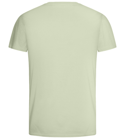 Retro F1 Design - Basic men's fitted t-shirt_SILESTONE_back