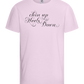 Chin Up Heels Down Design - Basic kids t-shirt_LIGHT PINK_front