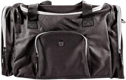 Sports Bag with Side Compartments_BLACK_front