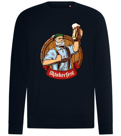 Oktoberfest Man Design - Comfort unisex sweater_BLACK_front