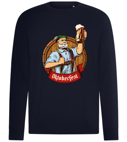 Oktoberfest Man Design - Comfort unisex sweater_FRENCH NAVY_front