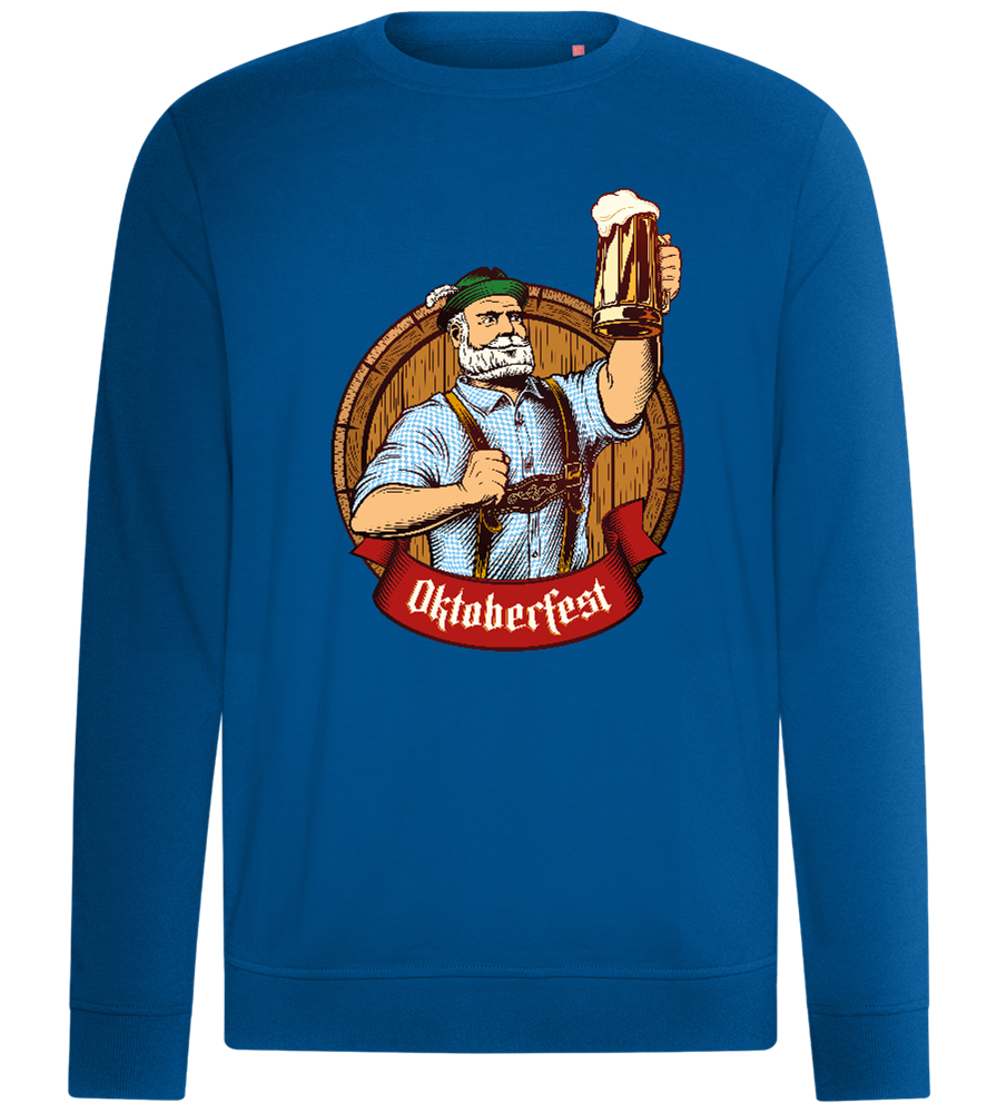 Oktoberfest Man Design - Comfort unisex sweater_ROYAL_front