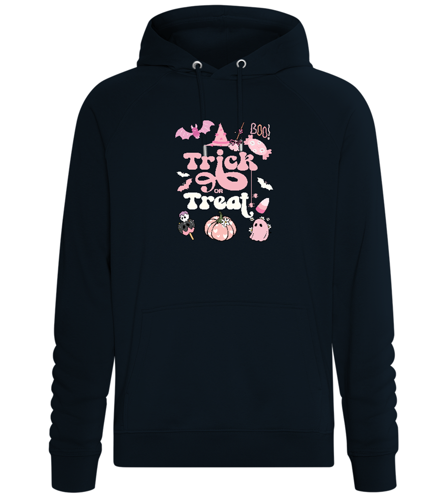 Pink Trick or Treat Design - Comfort unisex hoodie_BLACK_front