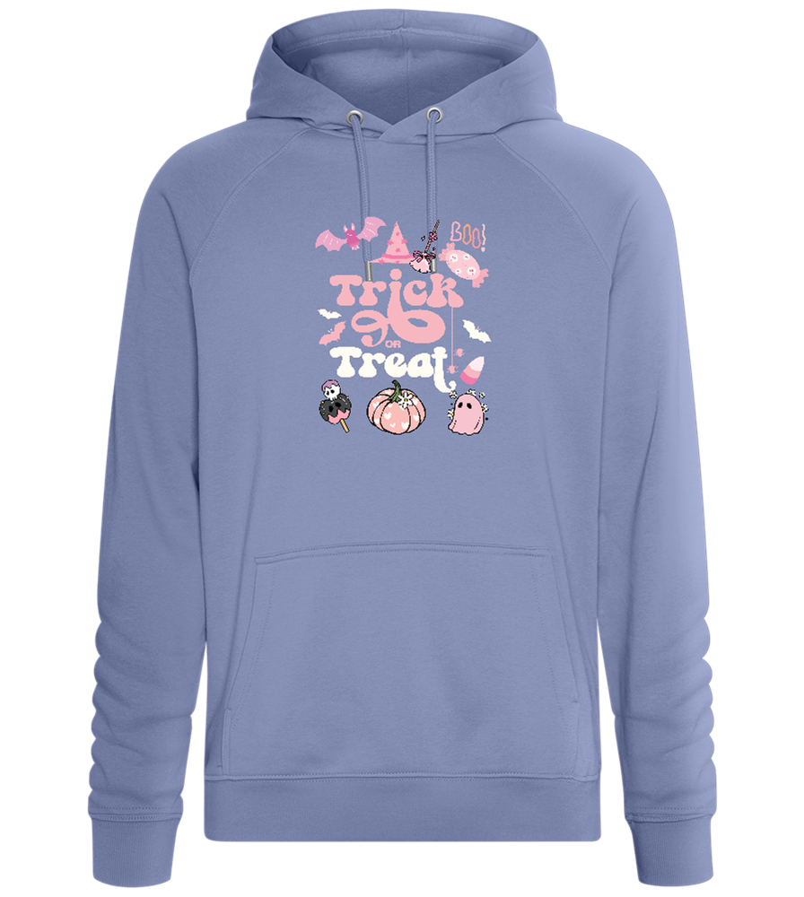 Pink Trick or Treat Design - Comfort unisex hoodie_BLUE_front