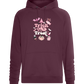 Pink Trick or Treat Design - Comfort unisex hoodie_BORDEAUX_front