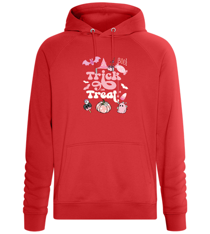 Pink Trick or Treat Design - Comfort unisex hoodie_RED_front