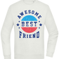 Awesome BFF Design - Comfort Essential Unisex Sweater_CREAMY GREEN_front