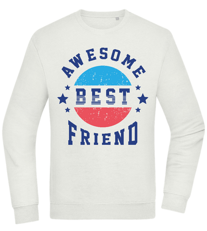 Awesome BFF Design - Comfort Essential Unisex Sweater_CREAMY GREEN_front