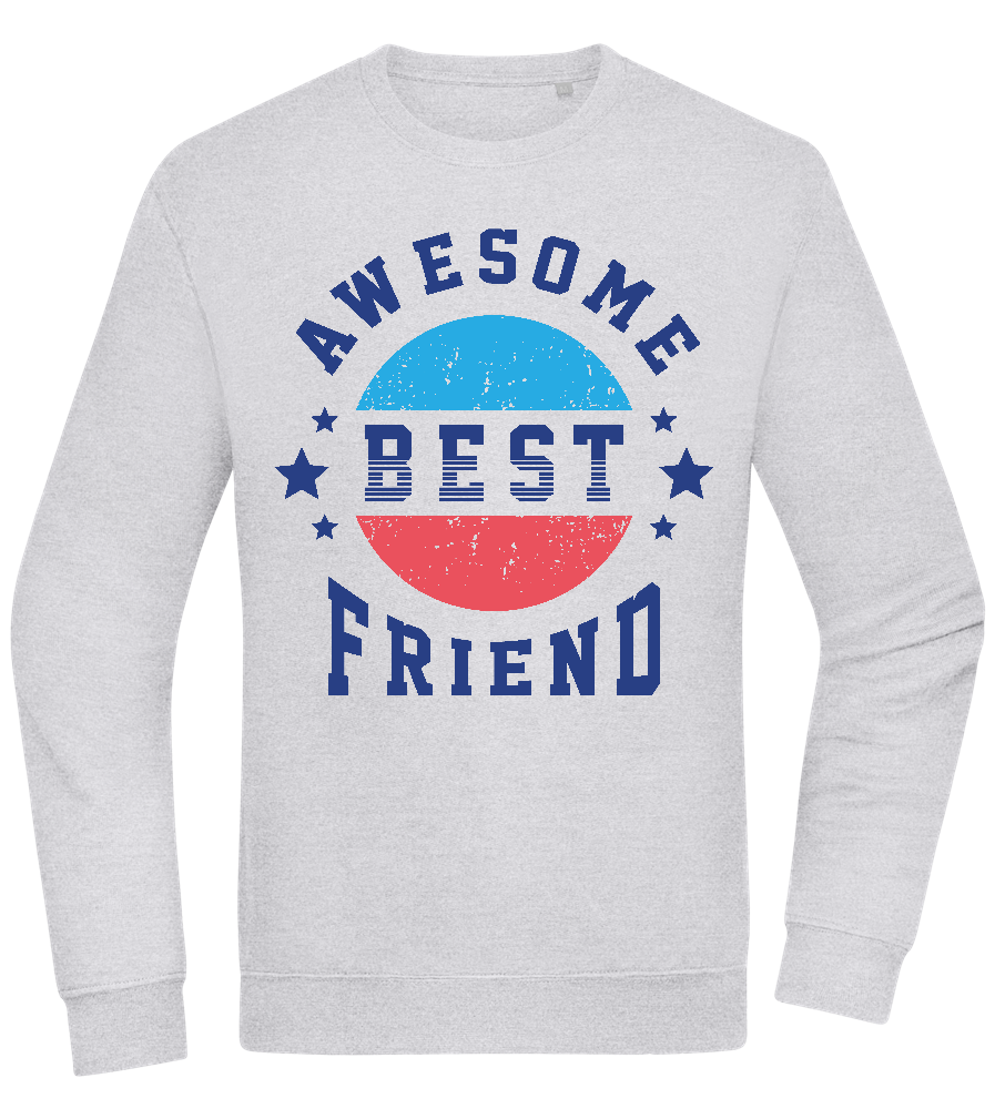 Awesome BFF Design - Comfort Essential Unisex Sweater_ORION GREY II_front