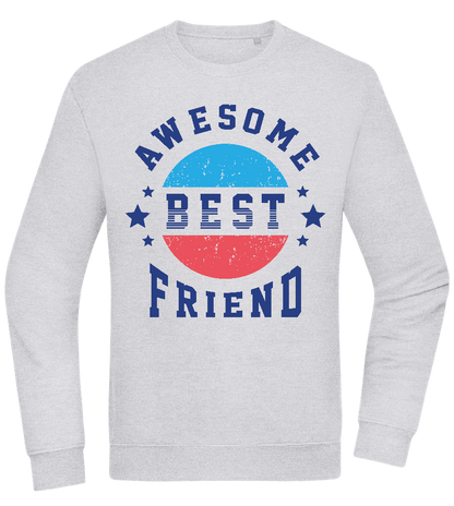 Awesome BFF Design - Comfort Essential Unisex Sweater_ORION GREY II_front