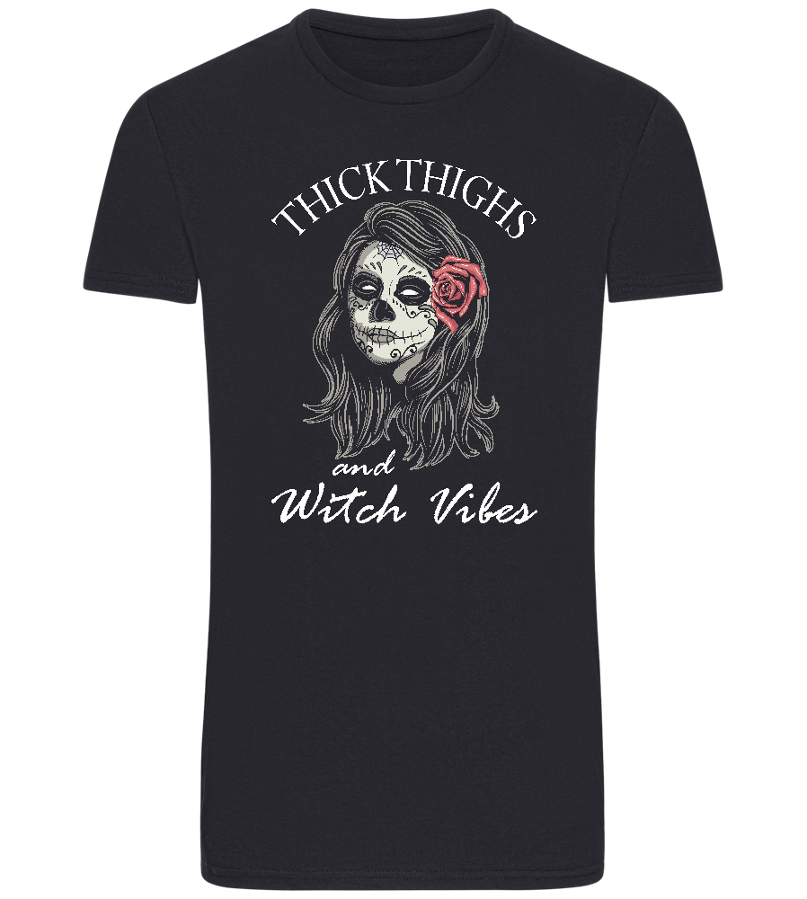 Thick Thighs Design - Basic Unisex T-Shirt_FRENCH NAVY_front