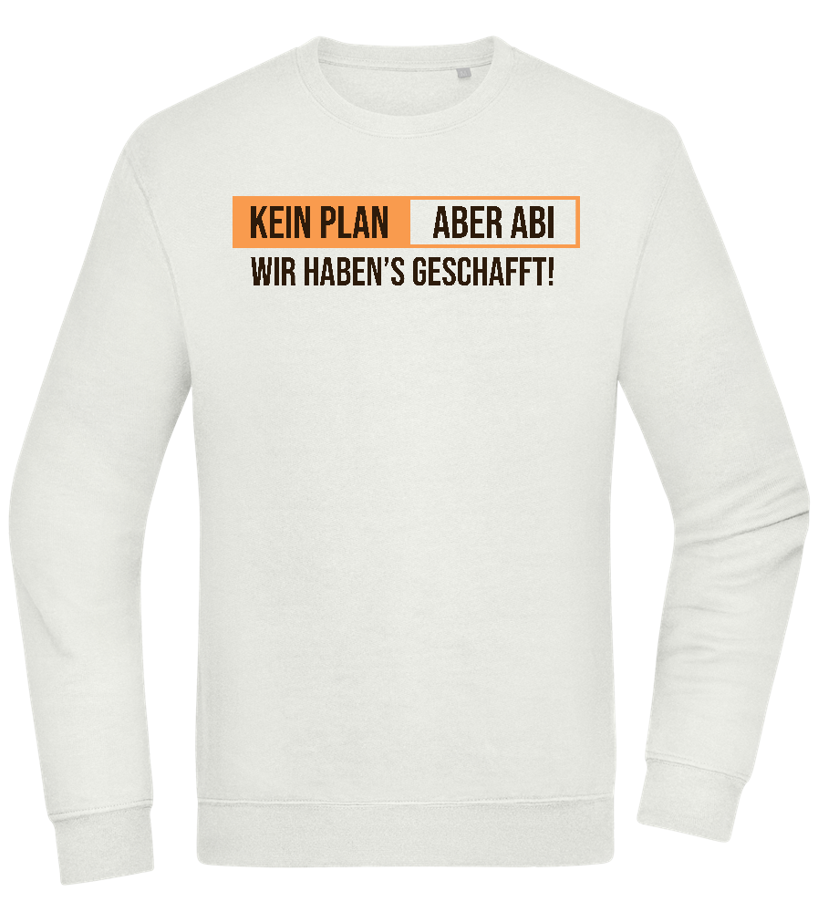 Kein Plan Aber Abi Design - Comfort Essential Unisex Sweater_CREAMY GREEN_front