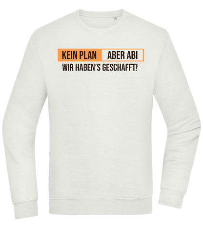 Kein Plan Aber Abi Design - Comfort Essential Unisex Sweater_CREAMY GREEN_front