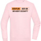 Kein Plan Aber Abi Design - Comfort Essential Unisex Sweater_LIGHT PEACH ROSE_front