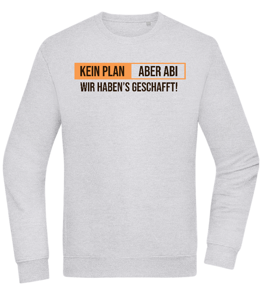 Kein Plan Aber Abi Design - Comfort Essential Unisex Sweater_ORION GREY II_front