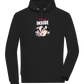 Dead Inside Skull Design - Comfort unisex hoodie_BLACK_front