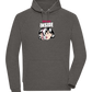 Dead Inside Skull Design - Comfort unisex hoodie_CHARCOAL CHIN_front